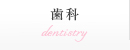 歯科 dentistry