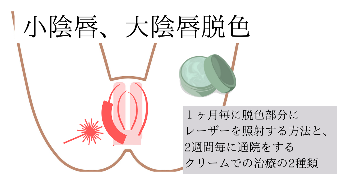 小陰唇、大陰唇脱色